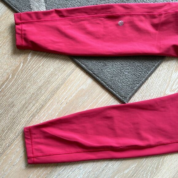 lululemon Speed Up Tights Luxtreme 28" Fuchsia Pink Sz6 - Picture 11 of 13